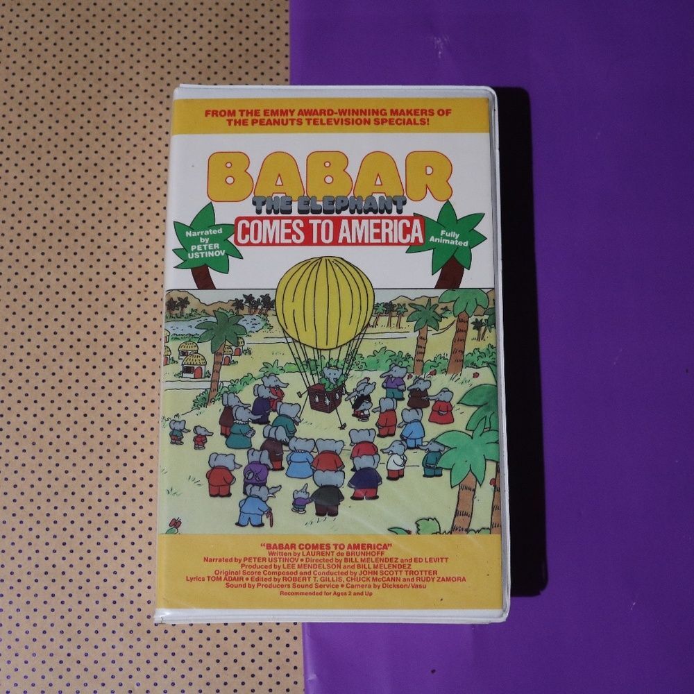 Babar Comes to America VHS